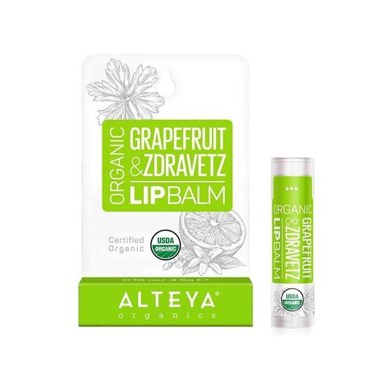 Alteya Organics Lip Balm Grapefruit & Zdravetz 5g