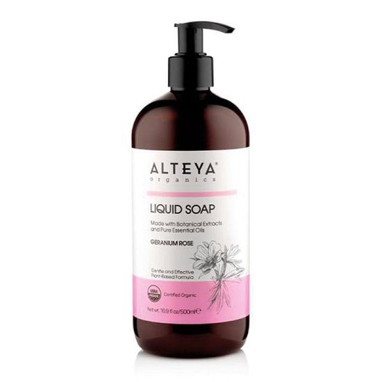 Alteya Organics Liquid Soap Geranium Rose