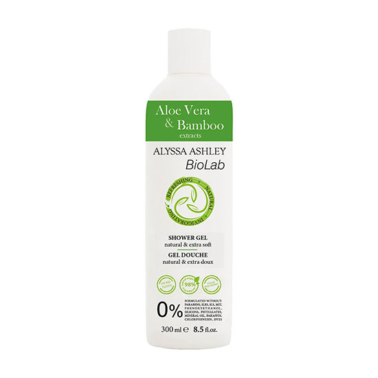 Alyssa Ashley BioLab Aloe Vera & Bamboo Shower Gel 300ml