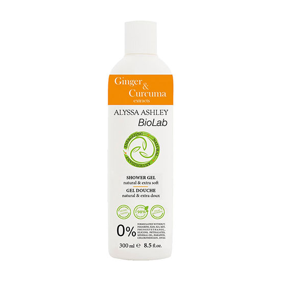 Alyssa Ashley BioLab Ginger & Curcuma Shower Gel 300ml