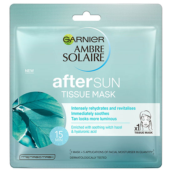 Ambre Solaire Aftersun Cooling Hyaluronic Acid Face Sheet Mask