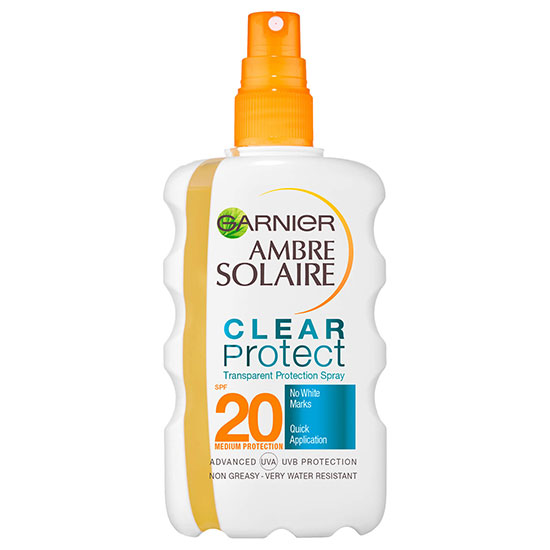 Ambre Solaire Clear Protect Transparent Sun Cream Protection Spray SPF20