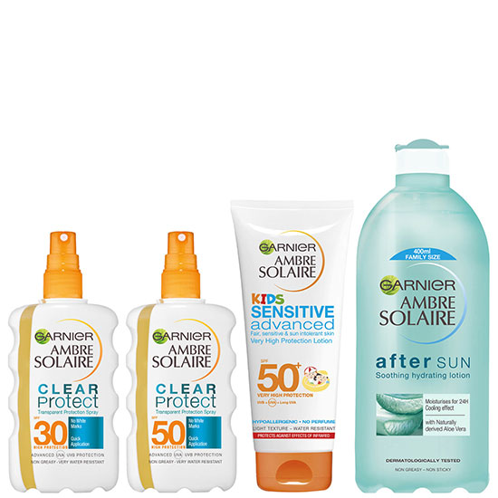 Ambre Solaire Family Sun Cream & Aftersun Pack SPF30 & SPF50