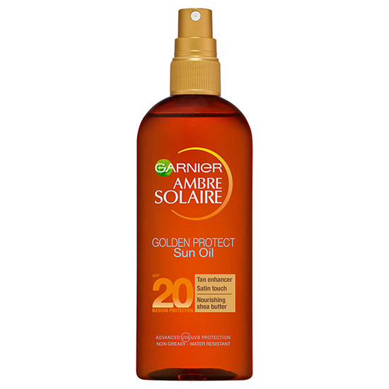 Ambre Solaire Golden Protect Shea Butter Tan Enhancing Sun Oil SPF20