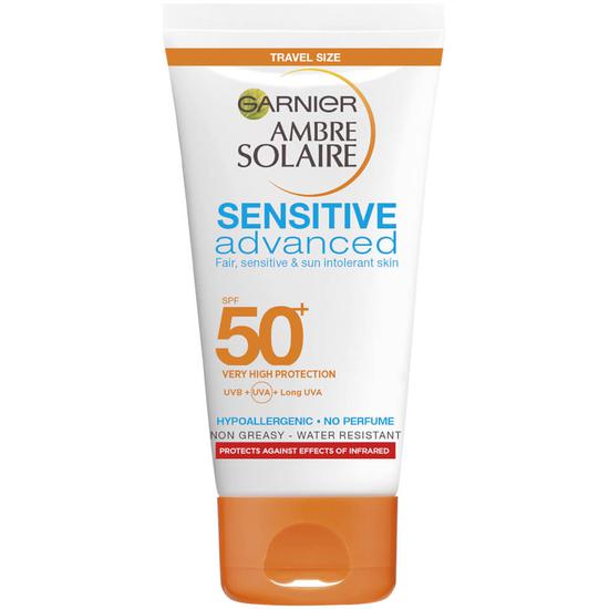 Ambre Solaire Sensitive Hypoallergenic Sun Protection Cream SPF 50 50ml