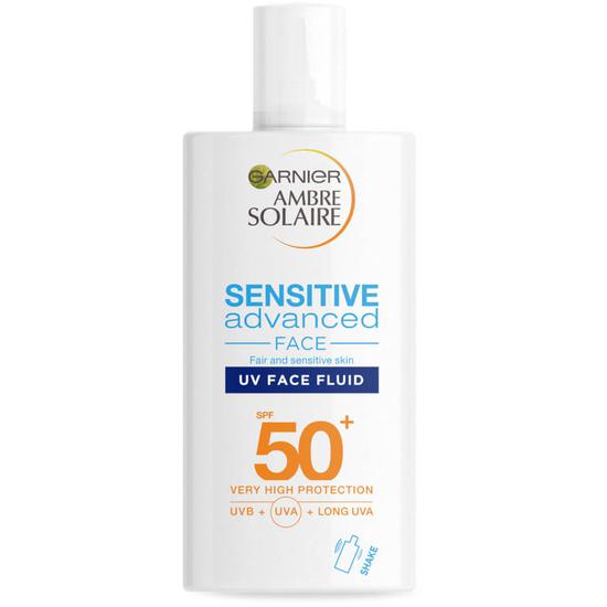 Ambre Solaire Ultra-Light Sensitive Sun Protection Face Fluid SPF 50+ 40ml