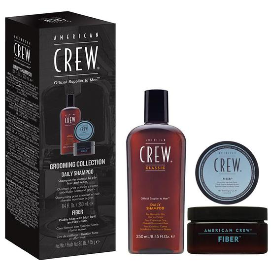 American Crew Grooming Collection Fibre & Daily Shampoo Set
