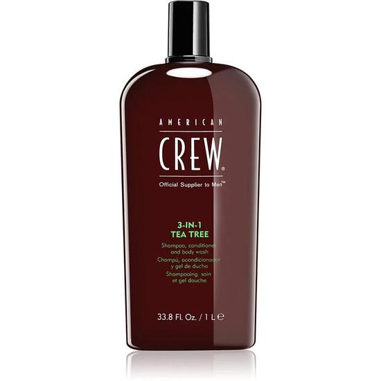 American Crew Hair & Body 3-IN-1 Tea Tree Shampoo, Conditioner & Shower Gel