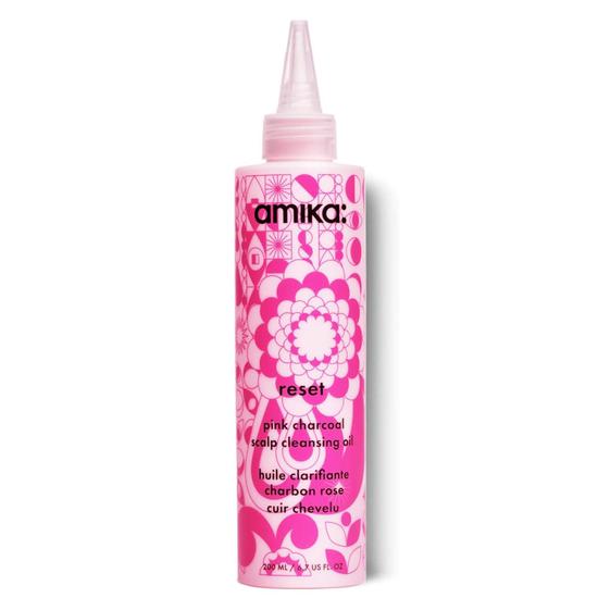Amika Reset Pink Charcoal Scalp Cleansing Oil