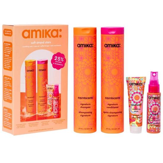 Amika Soft Strands Stars Nourishing Wash + Care Set