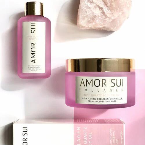 Amor Sui Collagen Rose Quartz Body Set