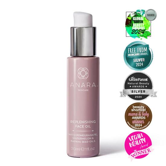 Anara Skincare Replenishing Face Oil Nourishes, Calms, Smooths