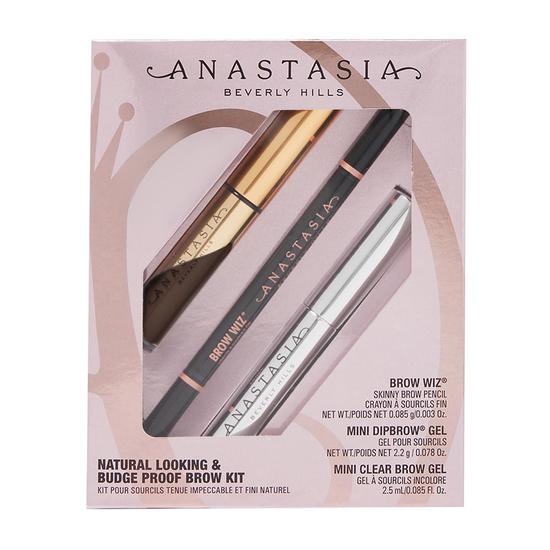 Anastasia Beverly Hills Natural Looking & Budge Proof Brow Kit Dark Brown