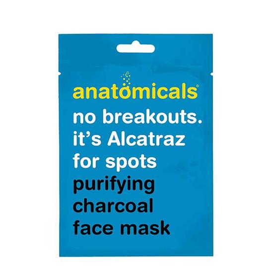 Anatomicals No Breakouts Its Alcatraz For Spots Purifying Charcoal Face Mask