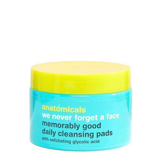Anatomicals We Never Forget A Face Cleansing Pads With Glycolic Acid 60 Pads