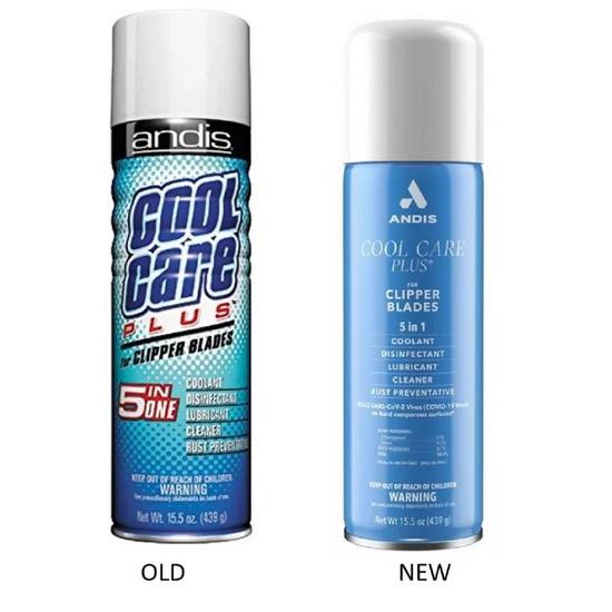 Andis Cool Care Plus Cleaner Spray For Clipper Blades Trimmer 5 In 1 Formula
