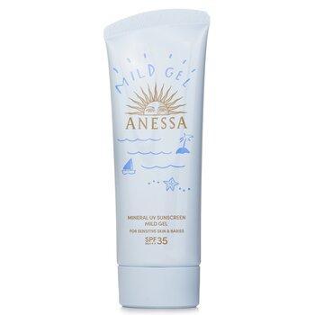 Anessa Mineral UV Sunscreen Mild Gel SPF 35 For Sensitive Skin & Babies 90g