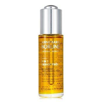Annemarie Borlind 3 In 1 Facial Oil For Dry, Demanding Skin 30ml