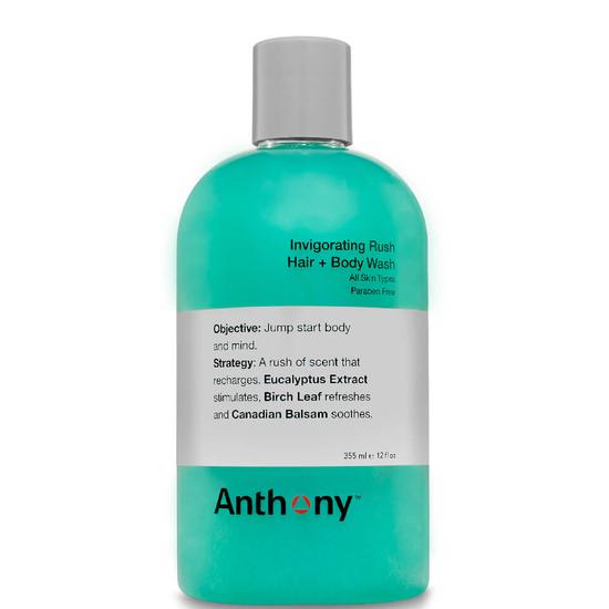 Anthony Invigorating Rush Hair & Body Wash 355ml