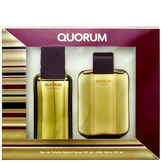 Antonio Puig Quorum Eau De Toilette Spray Gift Set 100ml