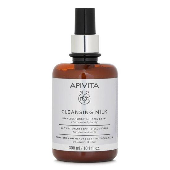 APIVITA 3 In 1 Cleansing Milk For Face & Eyes 300ml