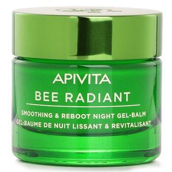 APIVITA Bee Radiant Smoothing & Reboot Night Gel-Balm White Peony & Patented Propolis