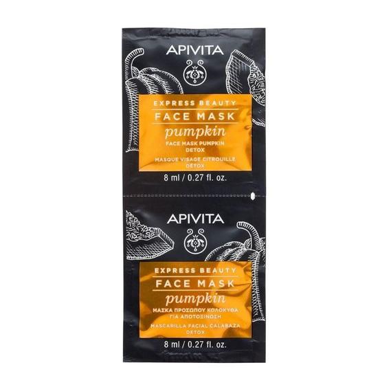 APIVITA Detox Face Mask With Pumpkin 2x8ml