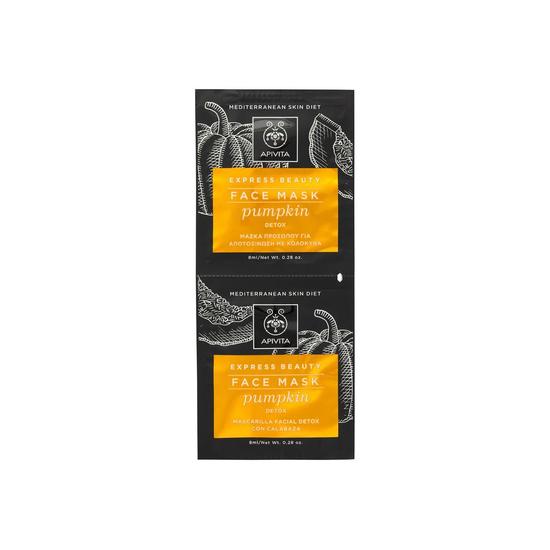 APIVITA Express Beauty Face Mask Pumpkin 2x8ml