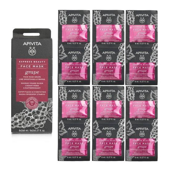 APIVITA Express Beauty Face Mask With Grape Line Smoothing & Firming