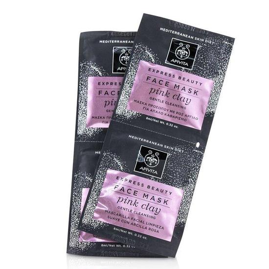 APIVITA Express Beauty Face Mask With Pink Clay Gentle Cleansing