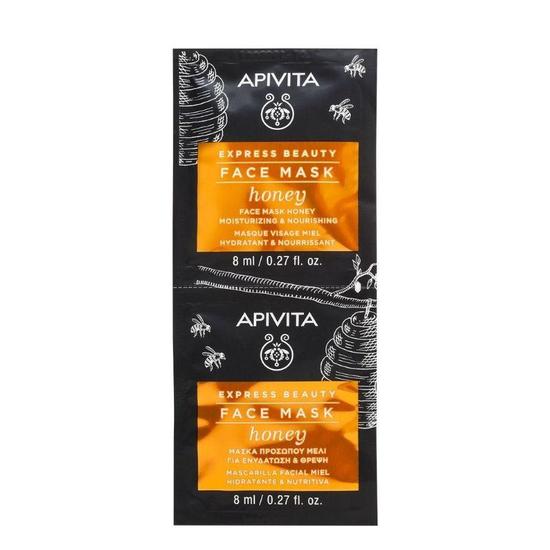 APIVITA Honey Moisturising & Nourishing Face Mask 2x8ml