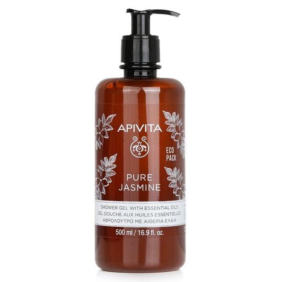 APIVITA Pure Jasmine Shower Gel With Essential Oils Ecopack 500ml