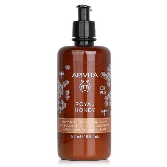 APIVITA Royal Honey Creamy Shower Gel With Essential Oils Ecopack 500ml