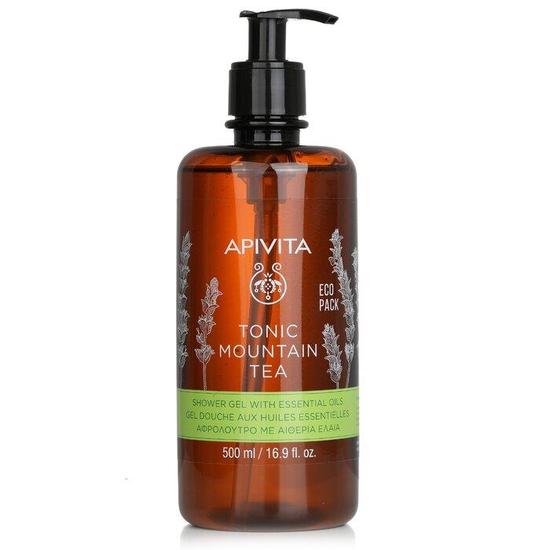 APIVITA Tonic Mountain Tea Shower Gel With Essential Oils Ecopack