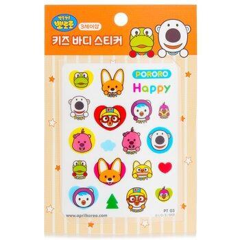 April Korea Pororo Body Sticker 1pc