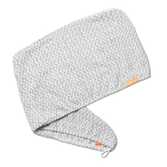 Aquis Lisse Luxe Hair Turban Chevron