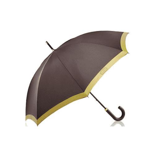 Aramis Classic Brown With Gold Trim Umbrella