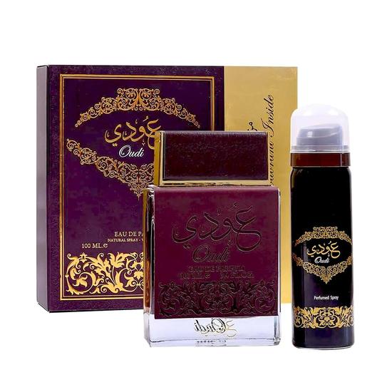 Ard Al Zaafaran Oudi Eau De Parfum With Perfumed Deodorant By Ard Al Zaafaran Gift Set