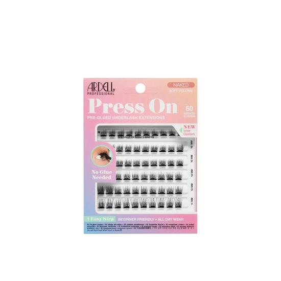 Ardell Press On Pre-Glued Underlash Extensions Naked Soft Volume x60