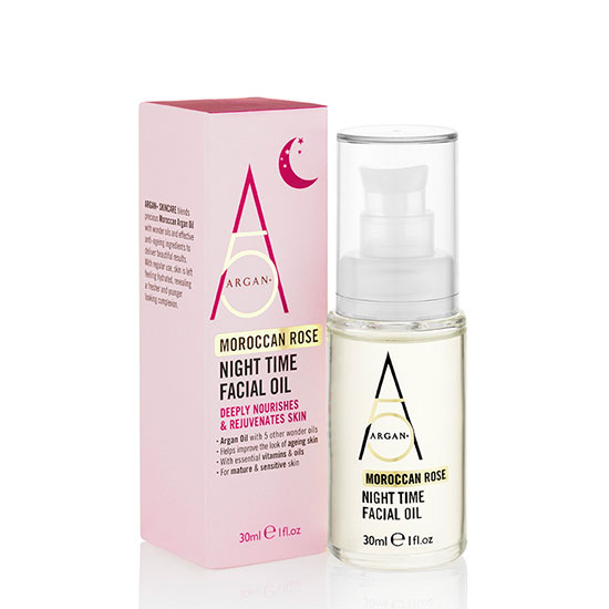 Argan+ Moroccan Rose Night Time Facial Oil 30ml
