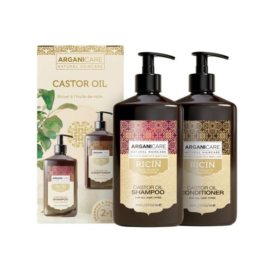 ARGANICARE Castor Oil Ritual Duo Box 400ml x2