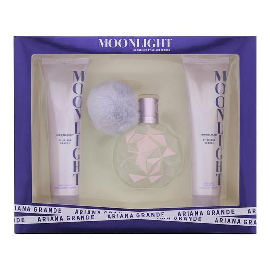 ARIANA GRANDE Moonlight Eau De Parfum 100ml, Body Souffle ,shower Gel Gift Set 100ml