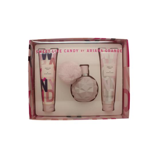 ARIANA GRANDE Sweet Like Candy Gift Set 100ml Eau De Parfum + 100ml Shower Gel + 100ml Body Lotion