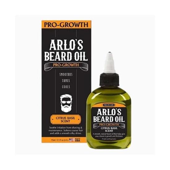 Arlos Pro Growth Beard Oil With Citrus Basil Scent
