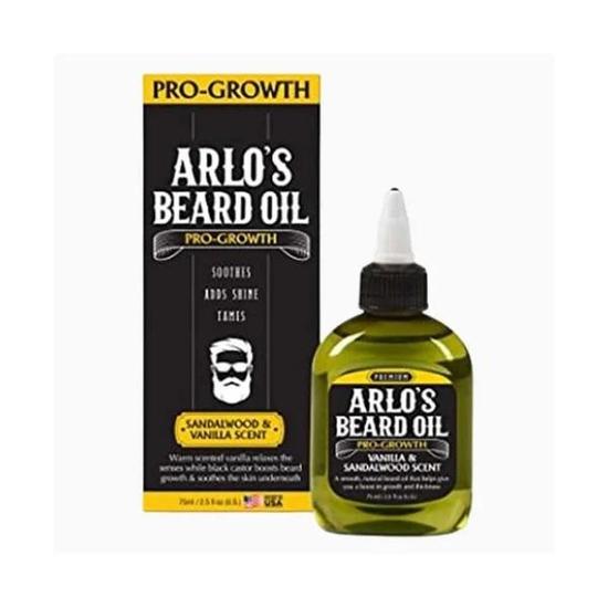 Arlos Pro Growth Beard Oil With Sandalwood & Vanilla Scent
