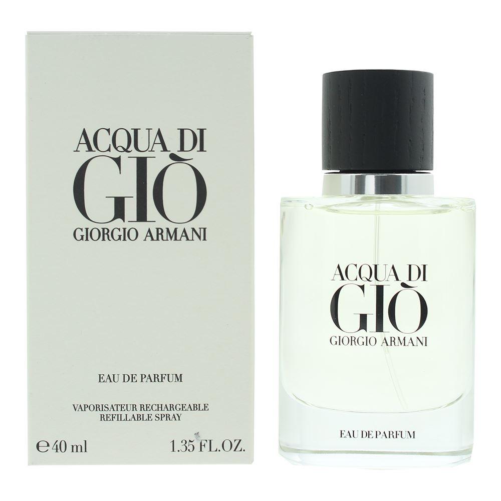 armani giorgio armani acqua di gio eau de parfum 40ml refillable spray for him 40ml