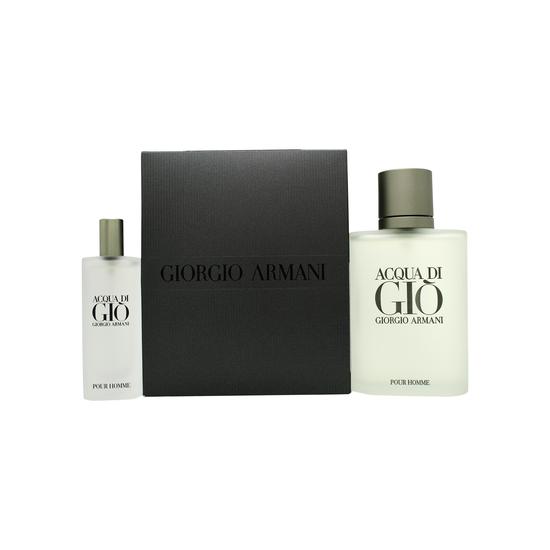 Giorgio Armani Acqua Di Gio Gift Set 100ml Eau De Toilette + 15ml Eau De Toilette