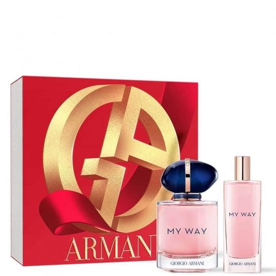 Armani Giorgio Armani My Way-50ml Eau De Parfum Spray+15ml Eau De Parfum Spray Set