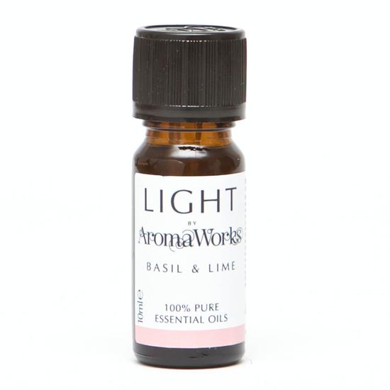 Aroma Works Light Range Basil & Lime Essential Oil 10ml