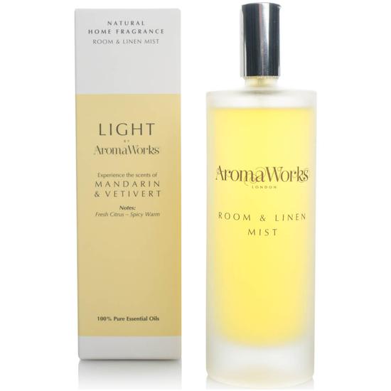 Aroma Works Light Range Room Mist Mandarin & Vetivert